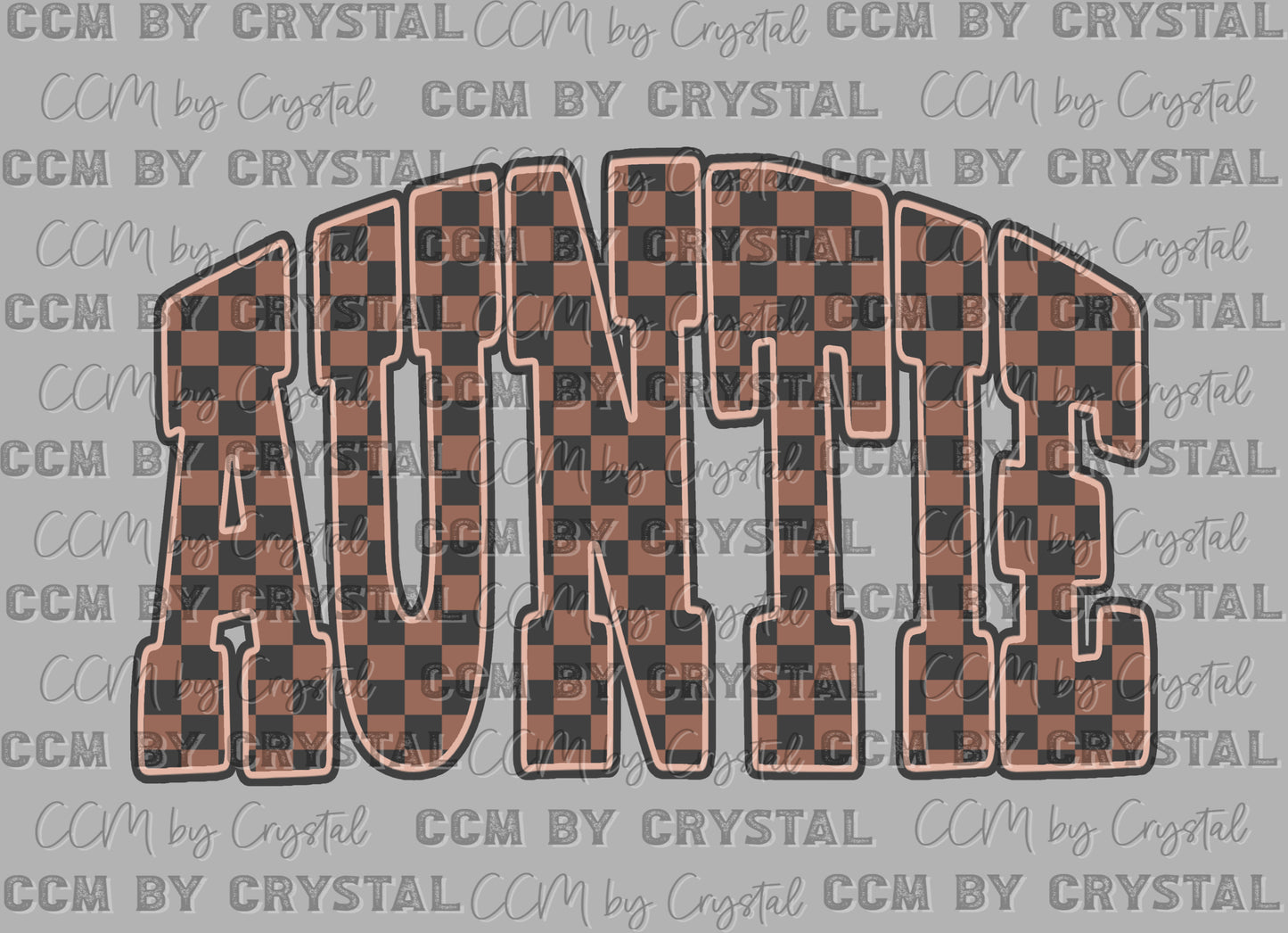 Auntie Brown Black Ready to Press Instant Peel DTF Transfers Sublimation Transfers