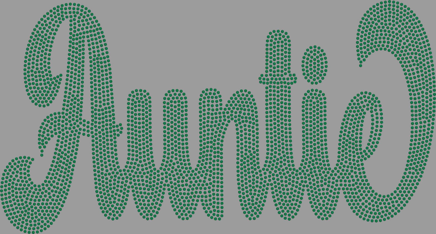 Custom Personalized Name/Mascot Script 11" 2- Color Spangle Transfer
