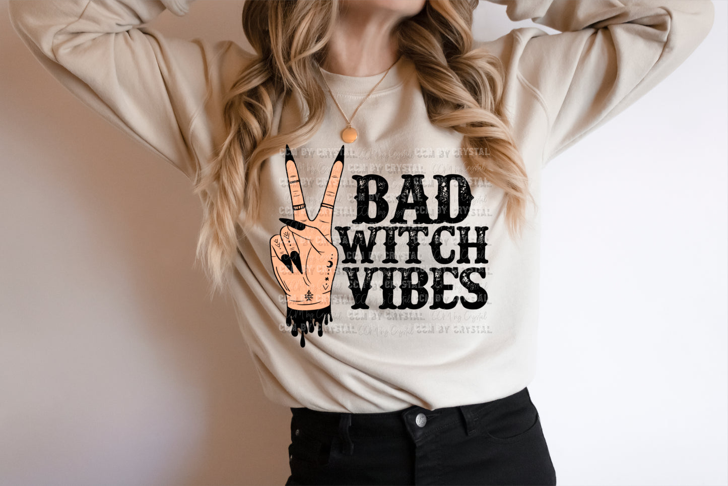 Halloween Bad Witch Vibes Ready to Press Transfer