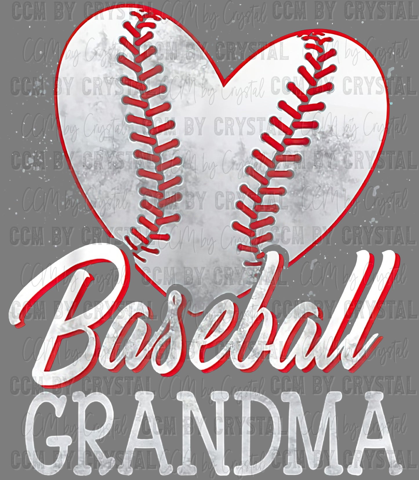 Baseball Grandma Ready to Press Instant Peel DTF Transfers