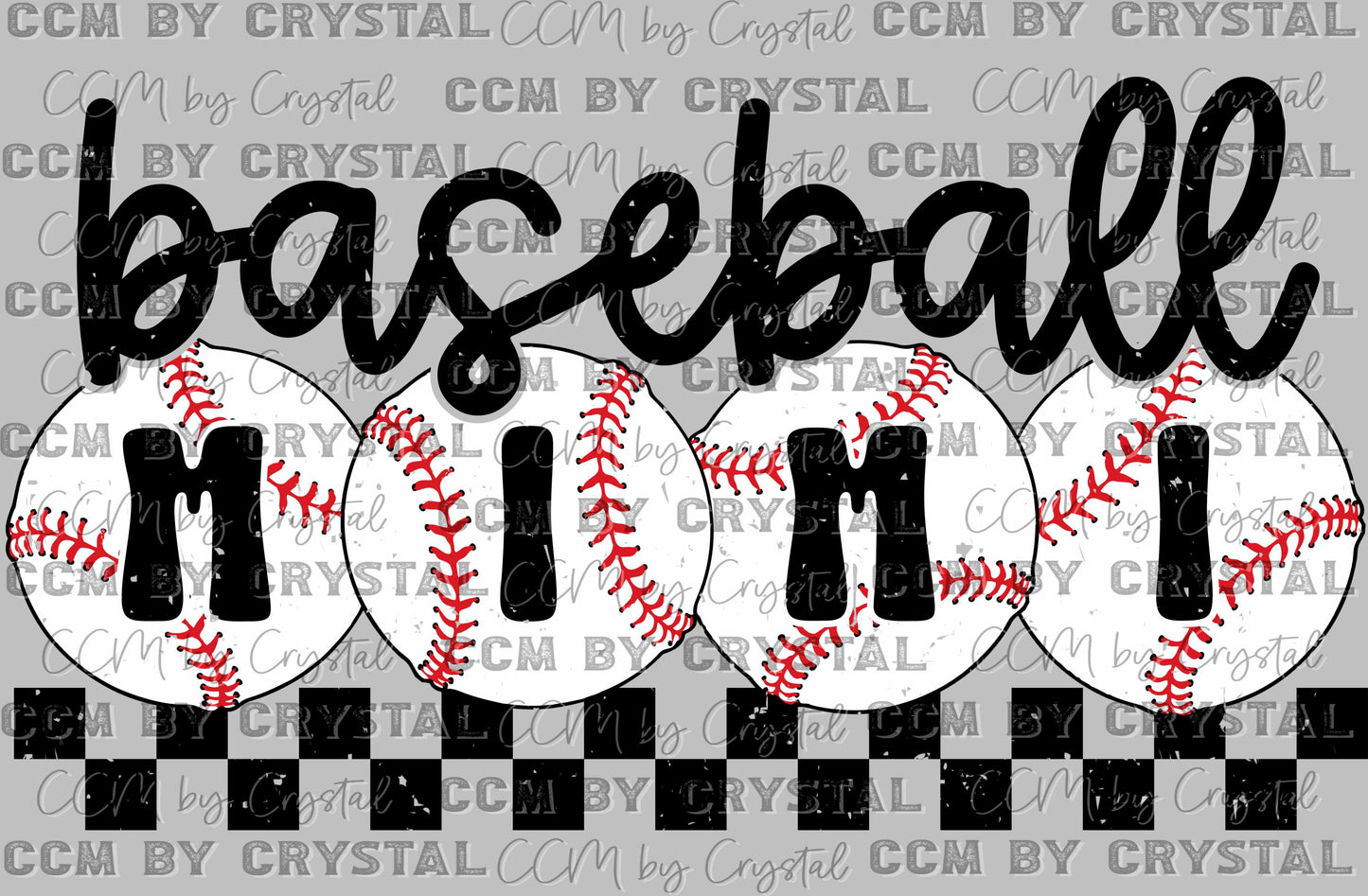 Baseball Mimi Ready to Press DTF Transfer Sublimation Transfer