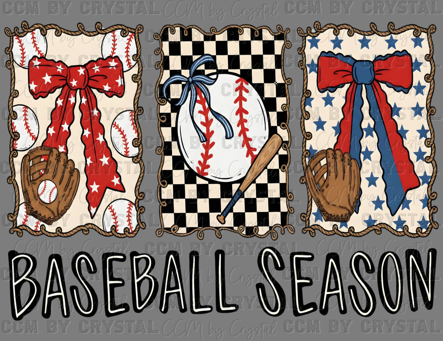 Baseball Season Ready to Press Instant Peel DTF Transfers Sublimation Transfers