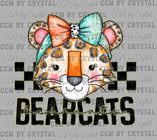 Bearcats Ready to Press Transfer DTF Transfer Sublimation Transfer