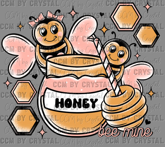 Bee Mine Ready to Press Transfer DTF Transfer Sublimation Transfer