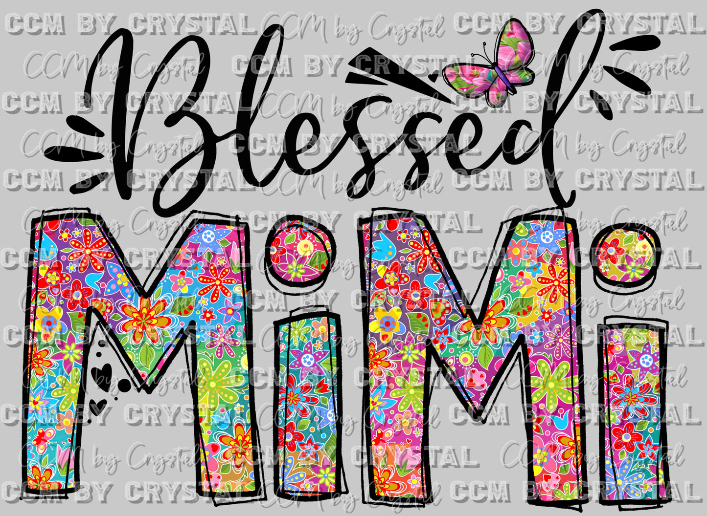 Blessed Mimi Ready to Press DTF Transfer Sublimation Transfer