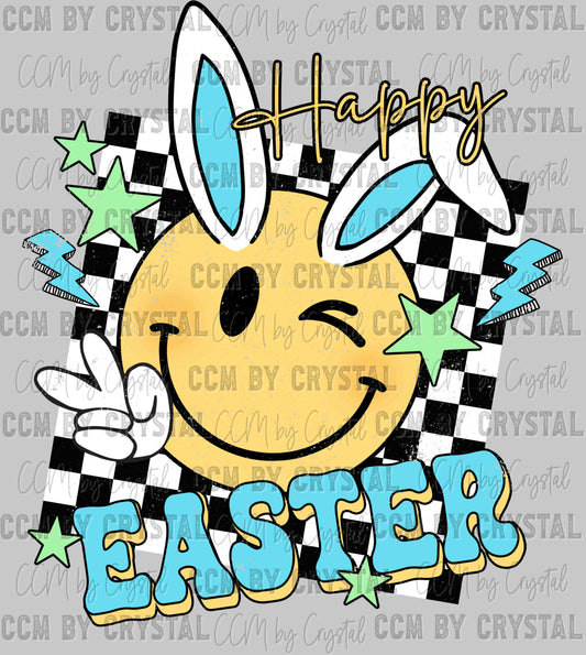 Blue Easter Bunny Ready to Press Transfer