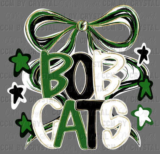 Bloomington Bobcats Ready to Press Transfer DTF Transfer Sublimation Transfer