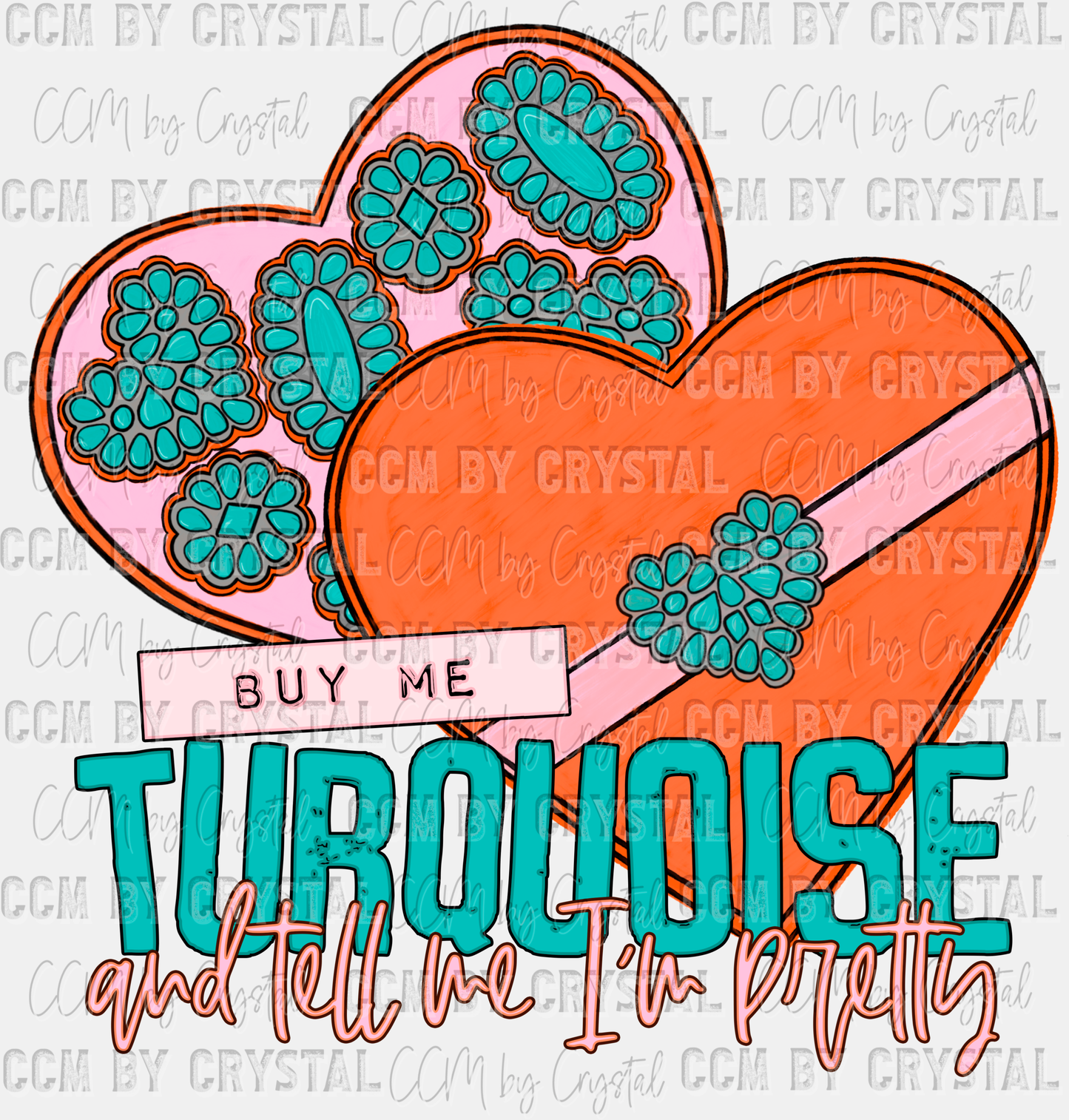 Buy Me Turquoise and Tell Me I'm Pretty Ready to Press Transfer