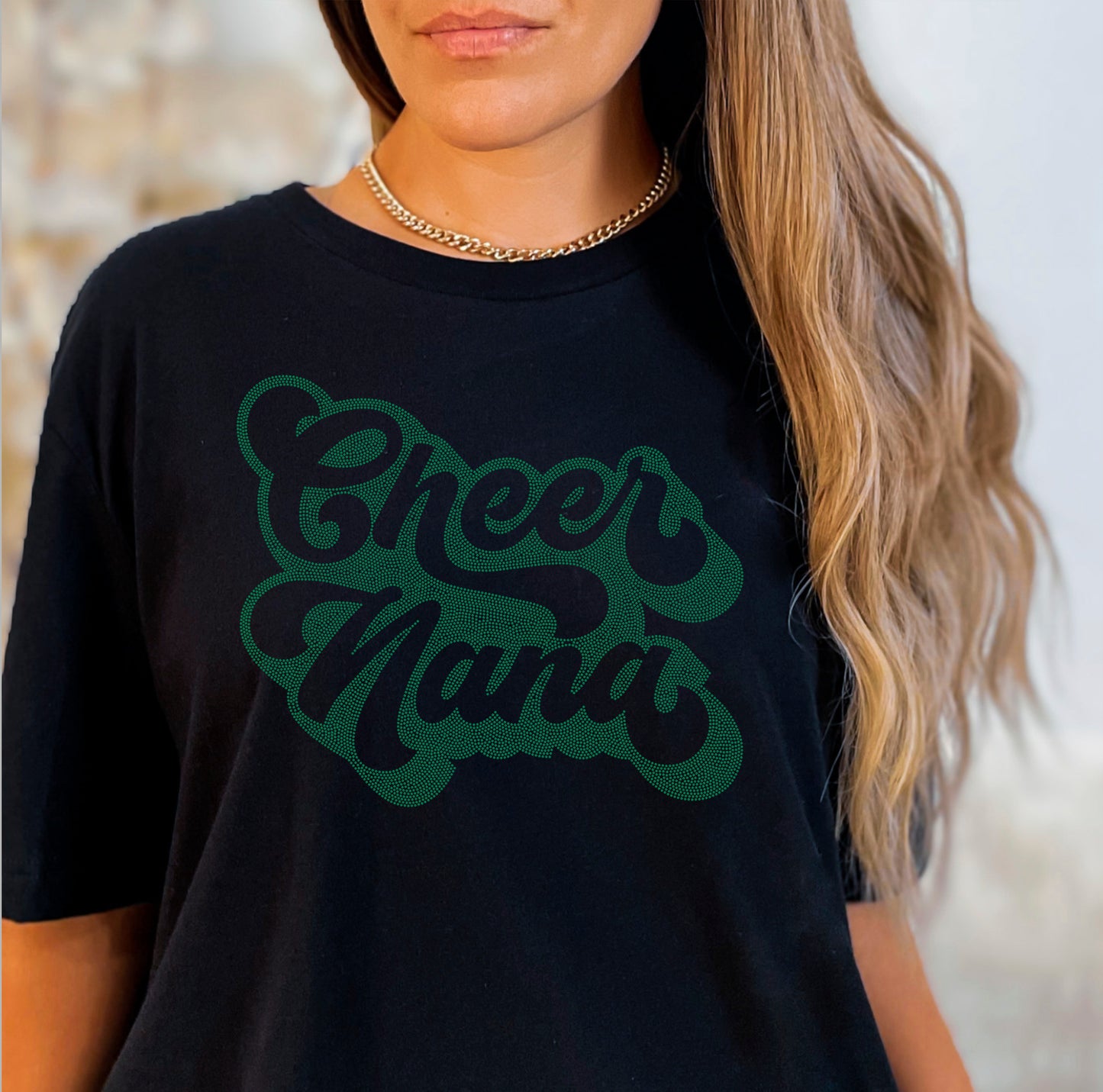 Cheer Nana 11" Wide Spangle Ready to Press Spangle Transfer Sparkle Bling