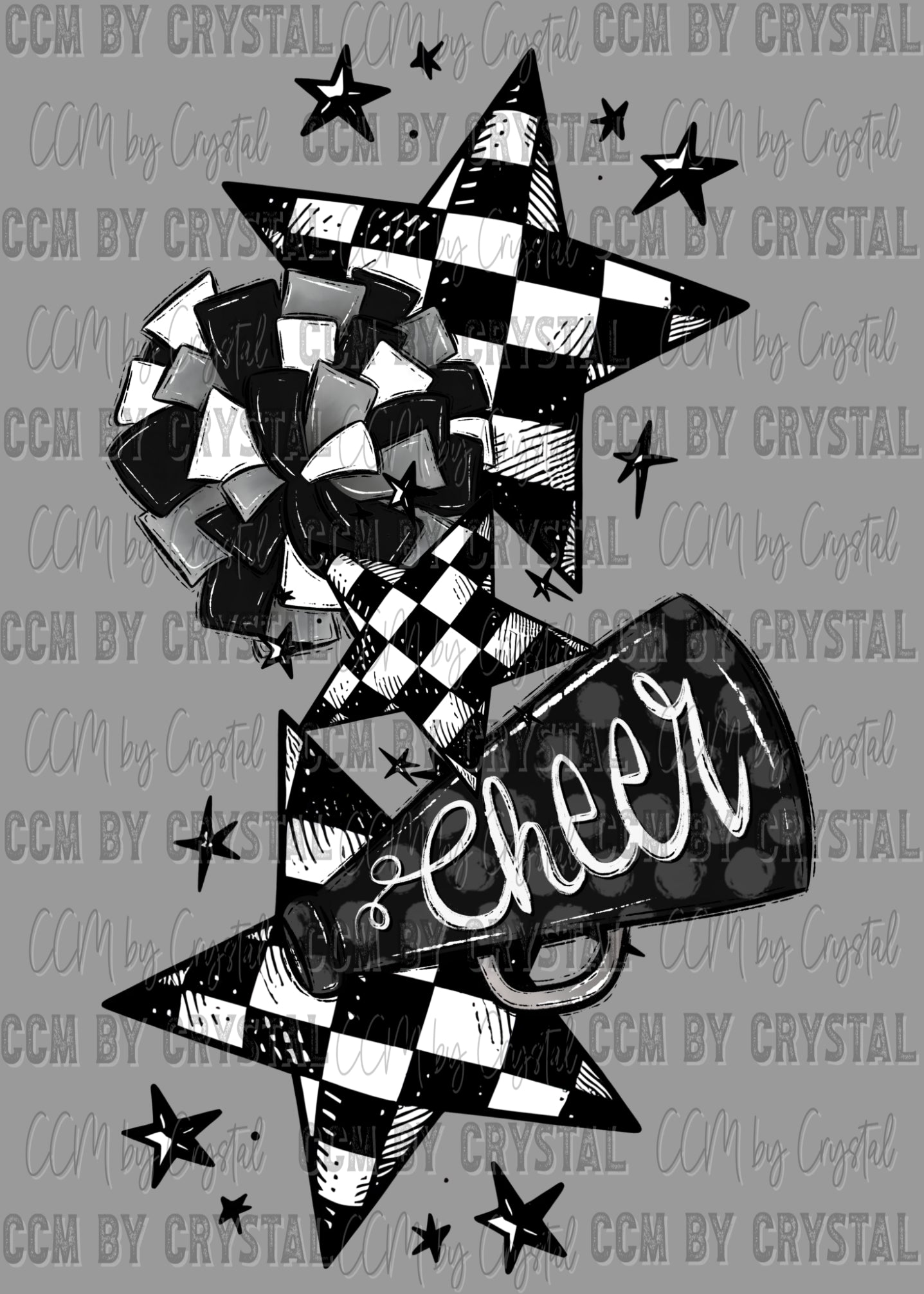 Comp Day Sleeve Cheer Ready to Press Transfer DTF Transfer Sublimation Transfer