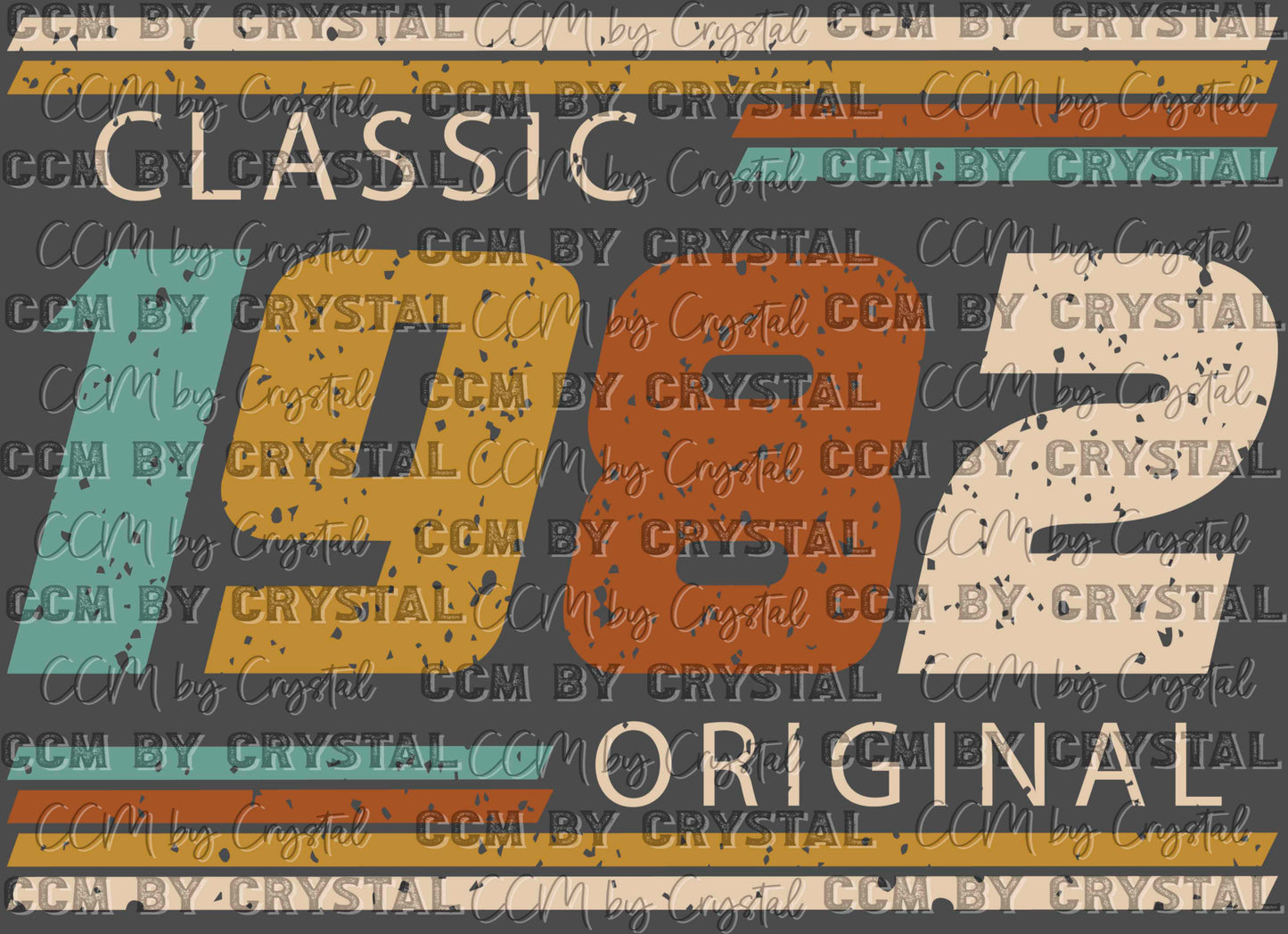 Classic 1982 Origianl Ready to Press Transfer DTF Transfer Sublimation Transfer