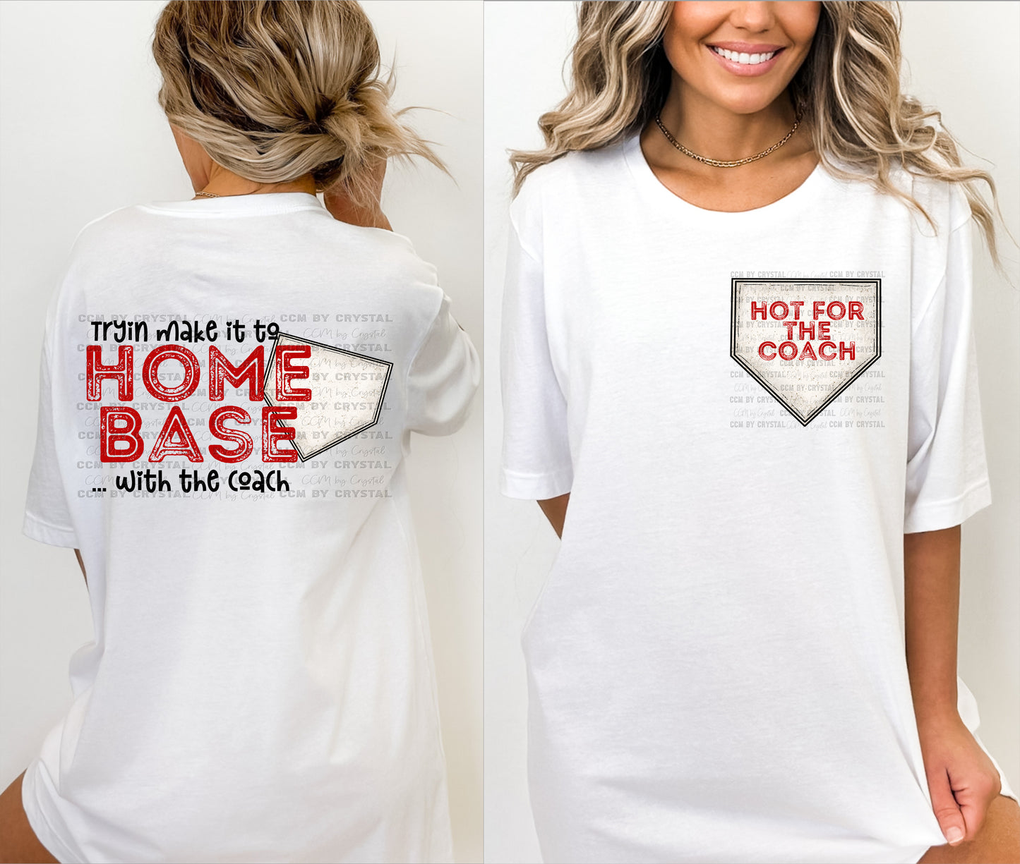 Trying to Make it to Home Base with the Coach Baseball T-Shirt