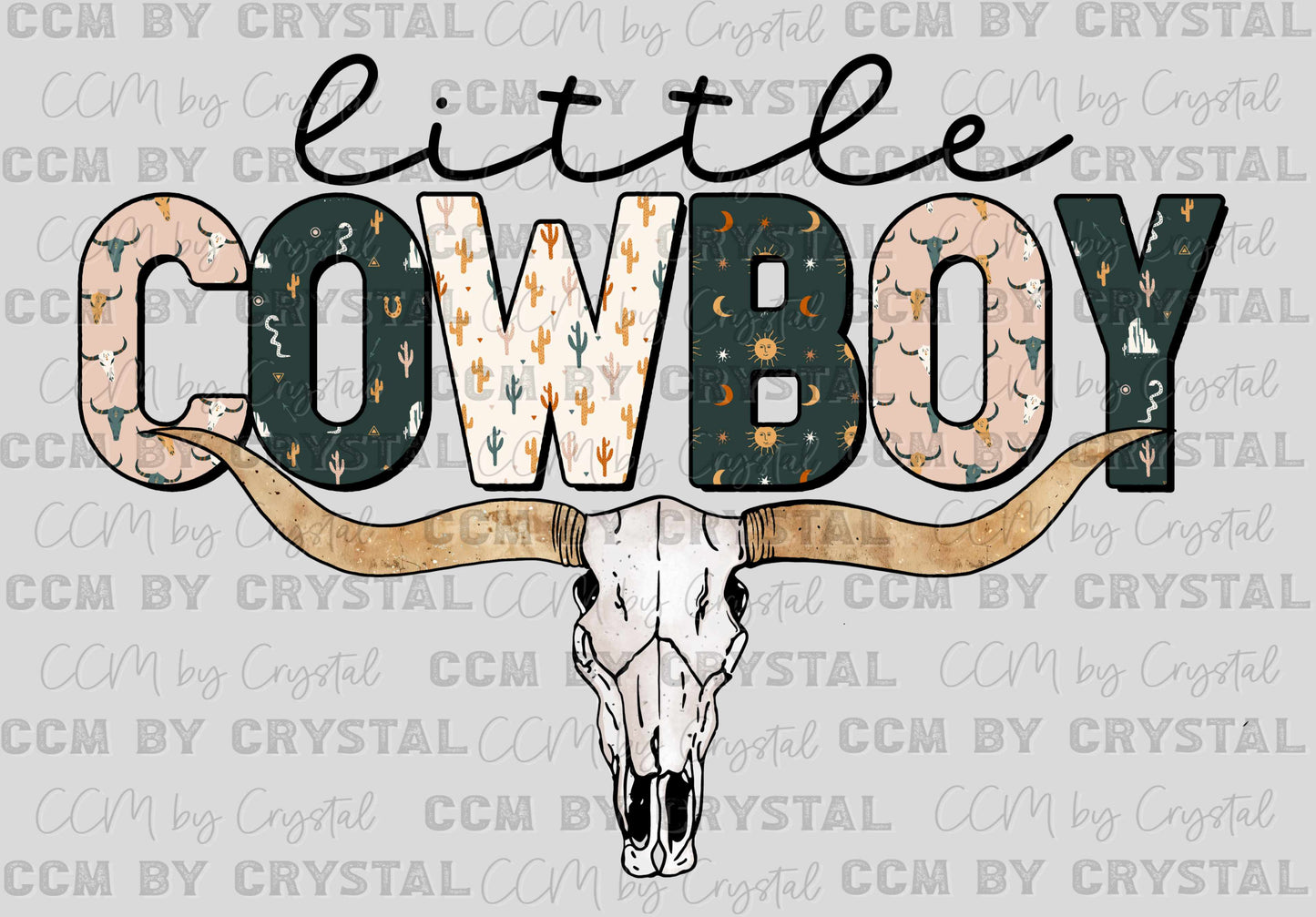 Western Little Cowboy Ready to Press Transfer