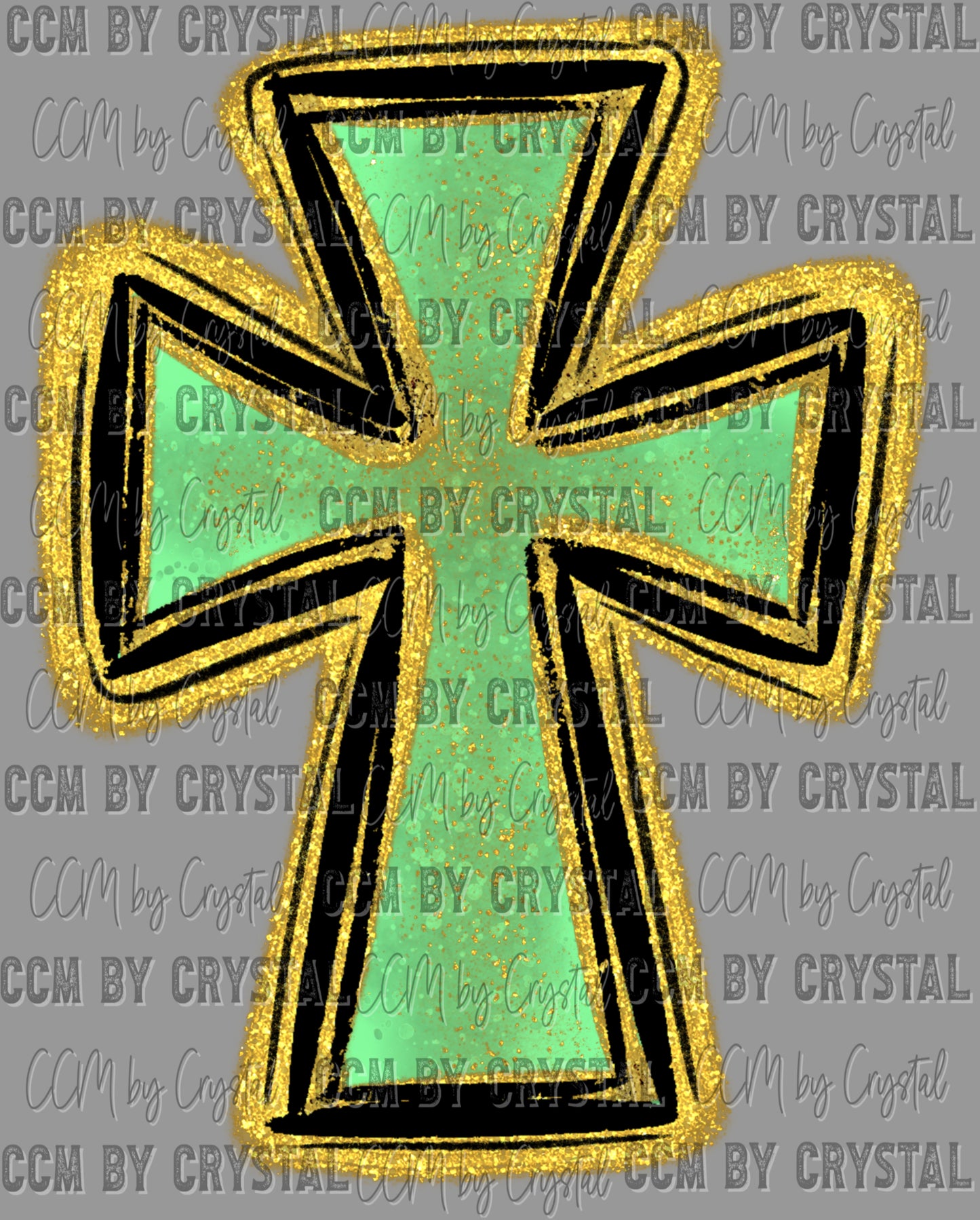 Colorful Jesus Cross Pocket Ready to Press Transfer DTF Transfer Sublimation Transfer