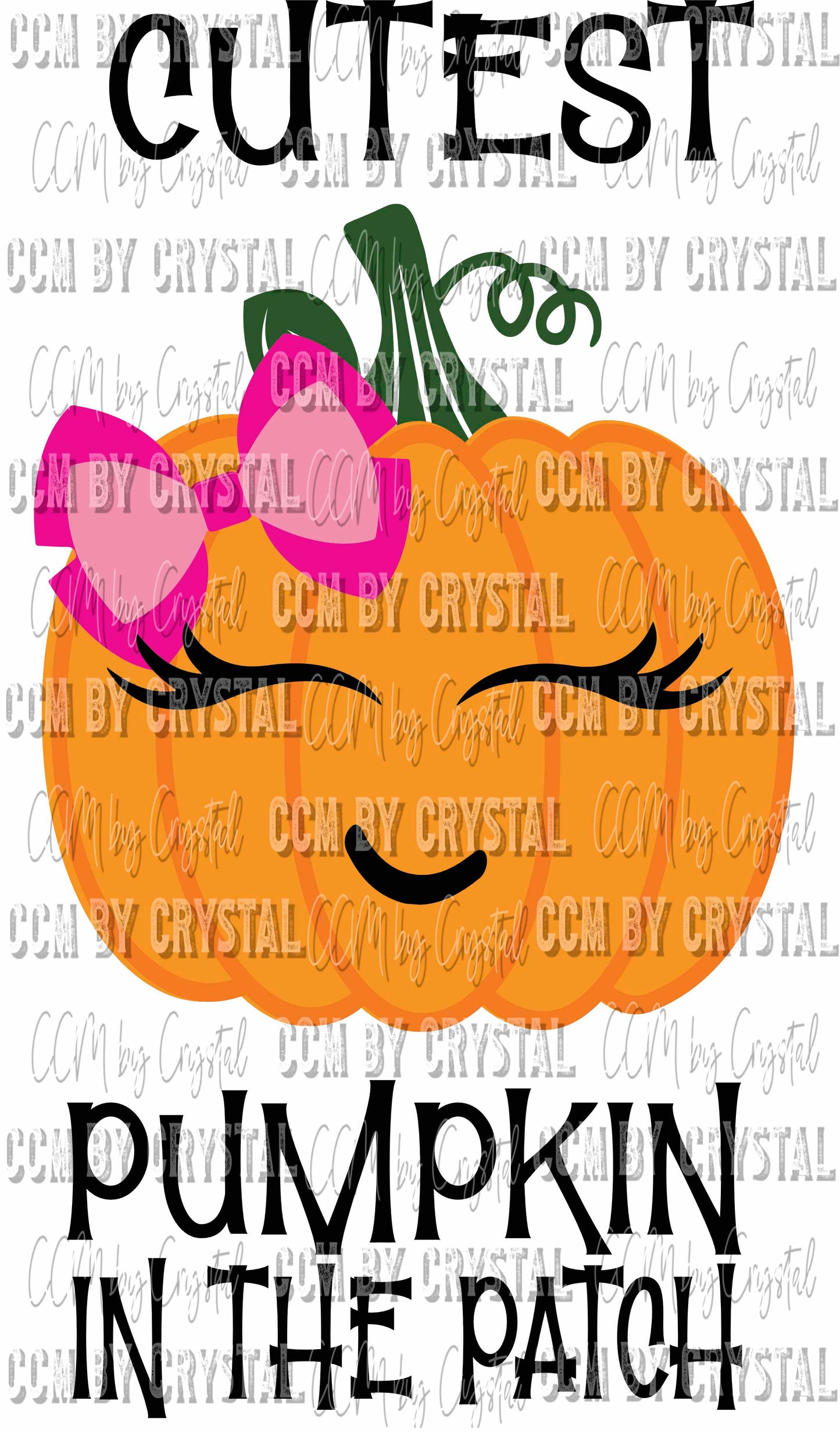 Cutest Pumpkin in the Patch Fall Thanksgiving Ready to Press Transfer
