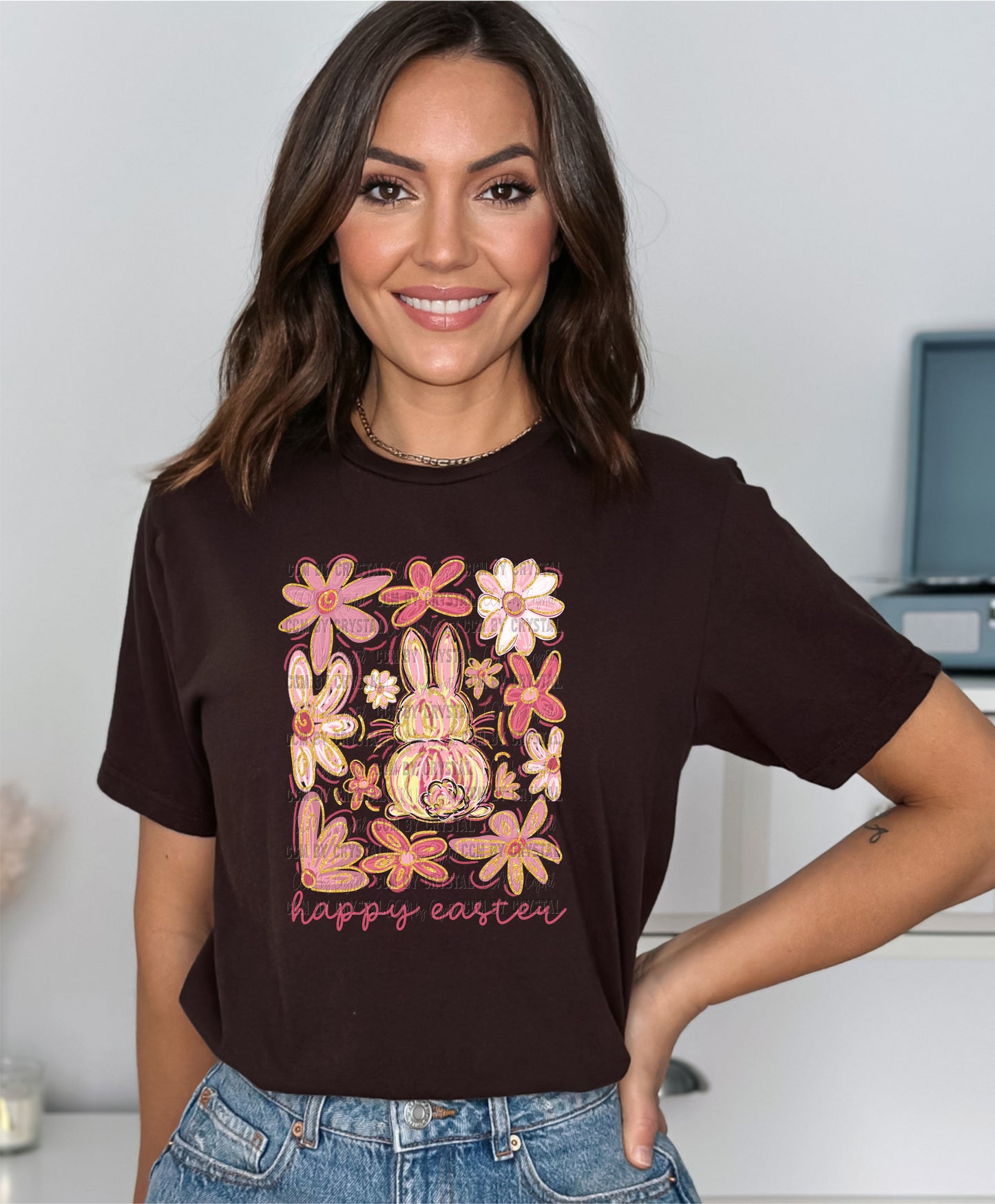 Happy Easter Boho T-Shirt