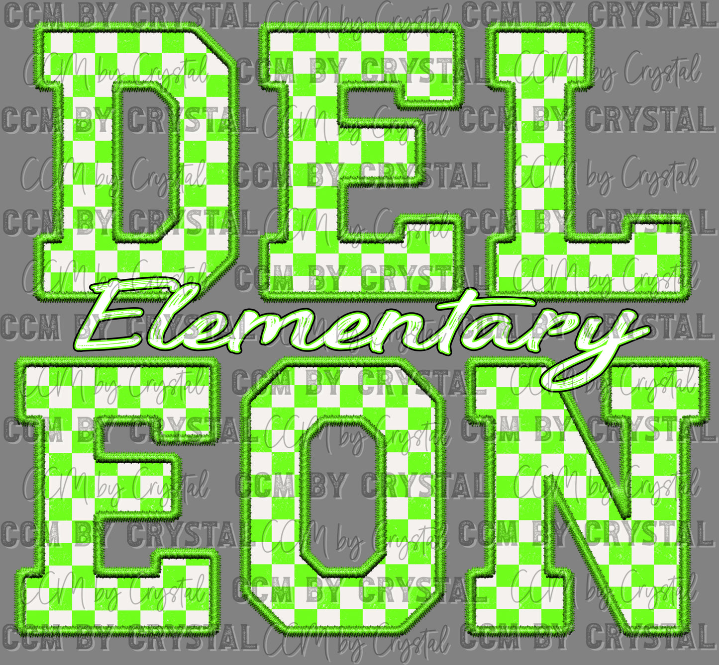 Victoria Deleon Elementary Ready to Press Transfer DTF Transfer