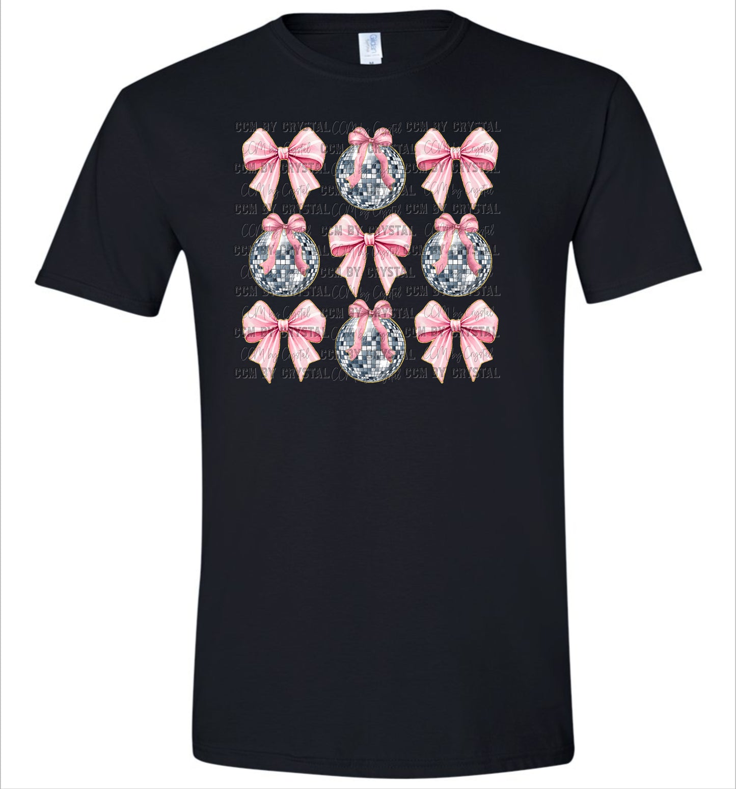 Disco Ball Bows T-Shirt HC