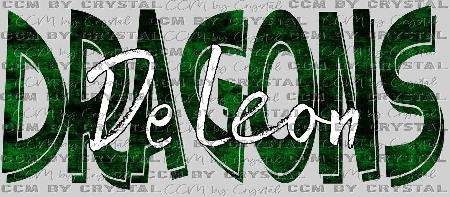 Victoria De Leon Dragons Ready to Press Transfer DTF Transfer