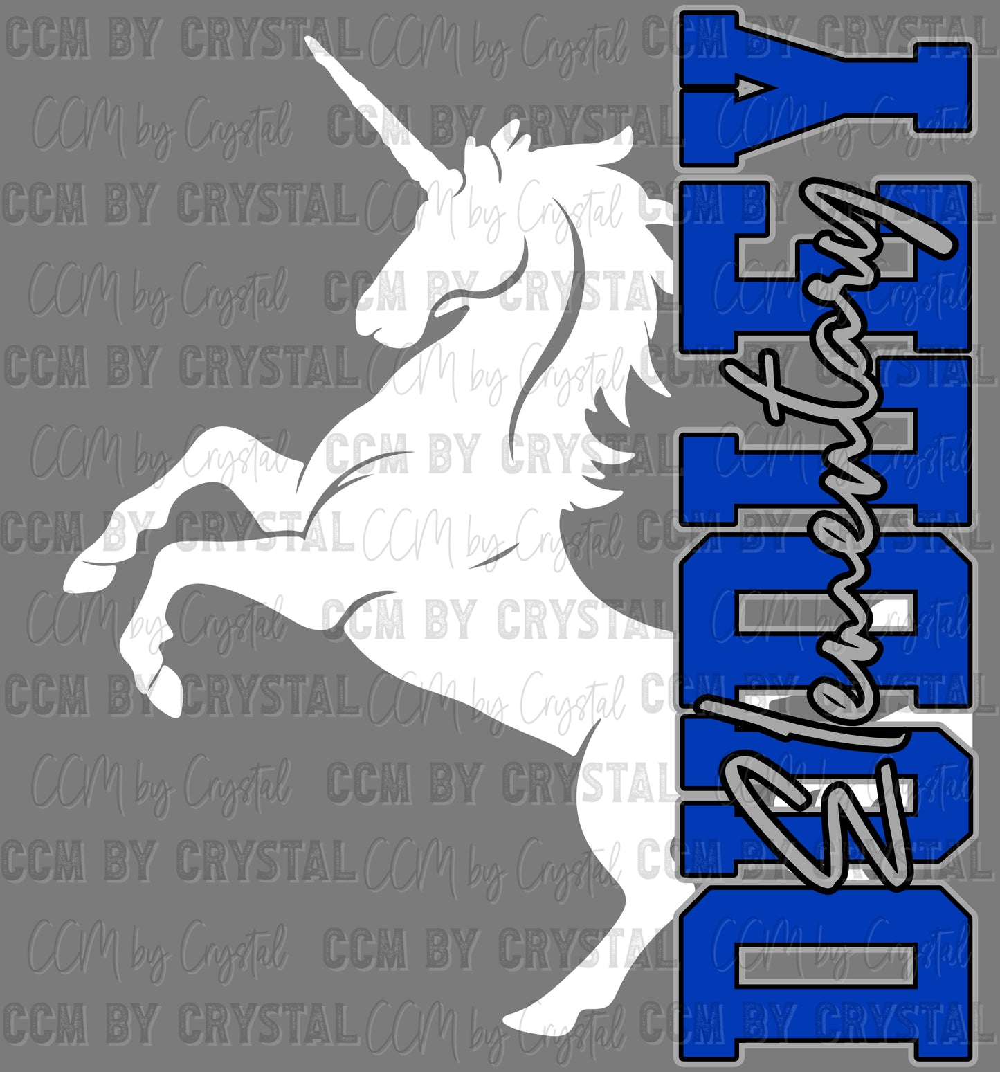 Victoria Dudley Unicorns Ready to Press Transfer DTF Transfer