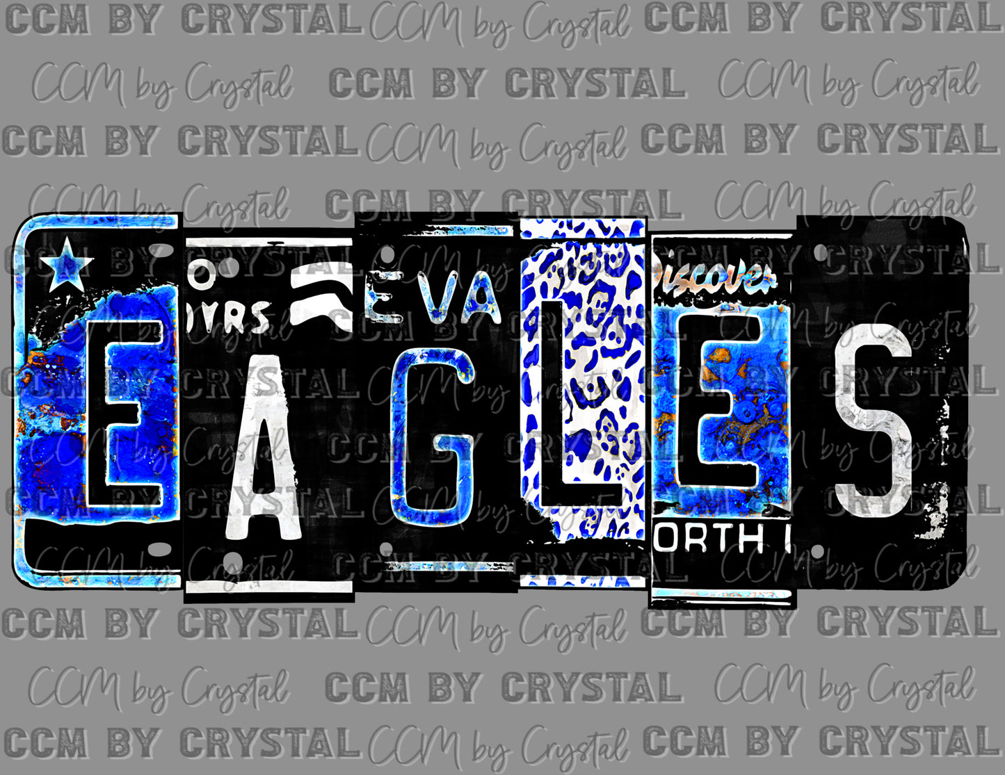 Tigers Checkered Paint Mascot Ready to Press Transfer DTF Transfer Sublimation Transfer