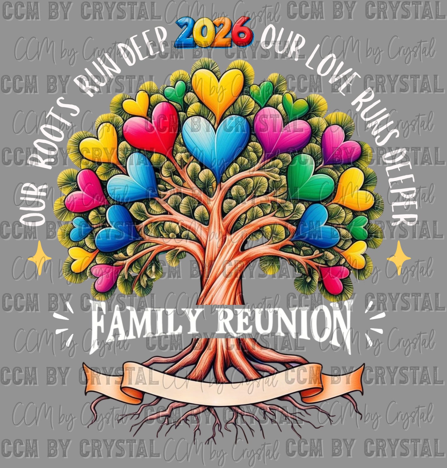 2026 Family Reunion Ready to Press DTF Transfers Sublimation Transfers