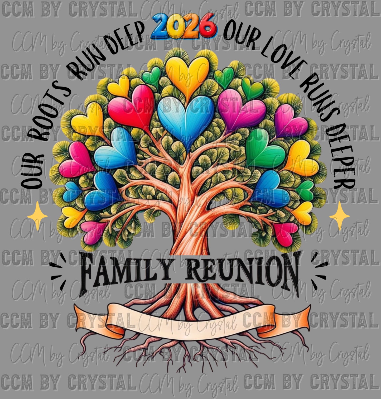 2026 Family Reunion Ready to Press DTF Transfers Sublimation Transfers