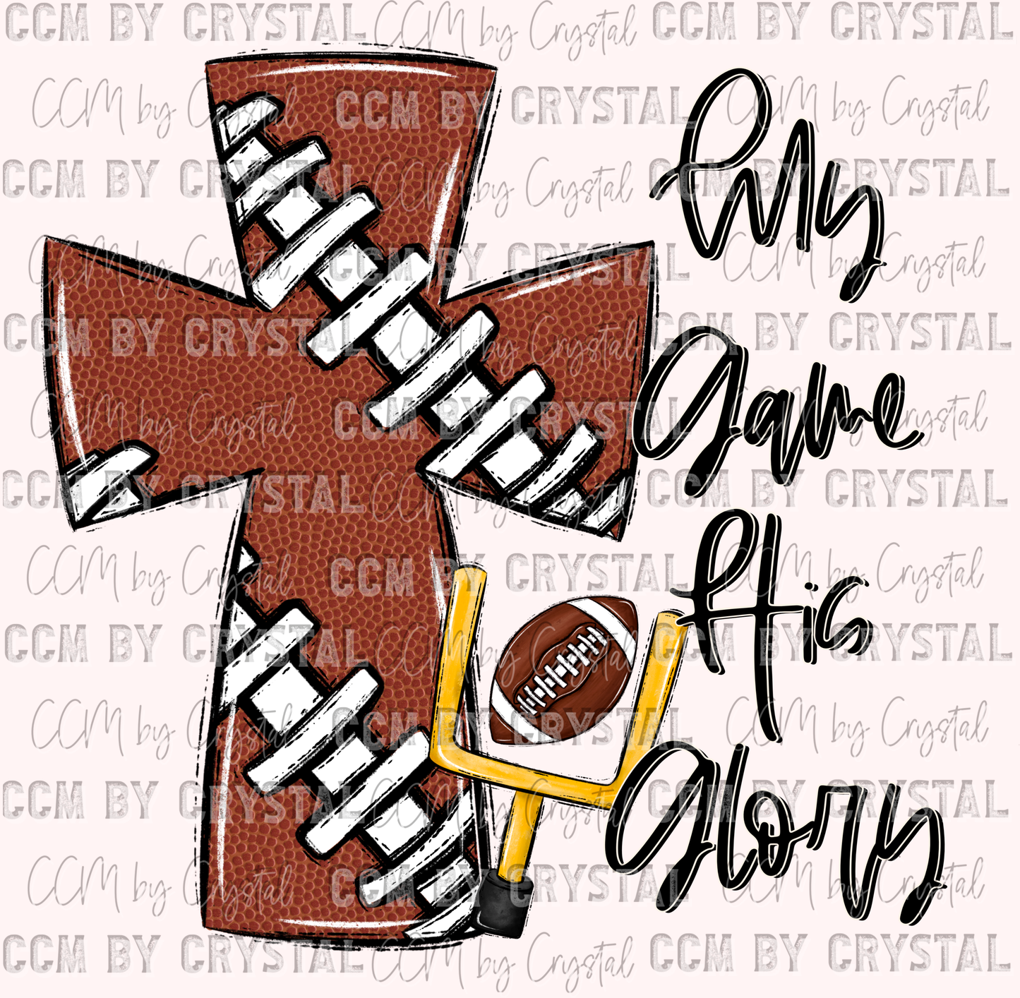 My Game His Glory Football Ready to Press Transfer