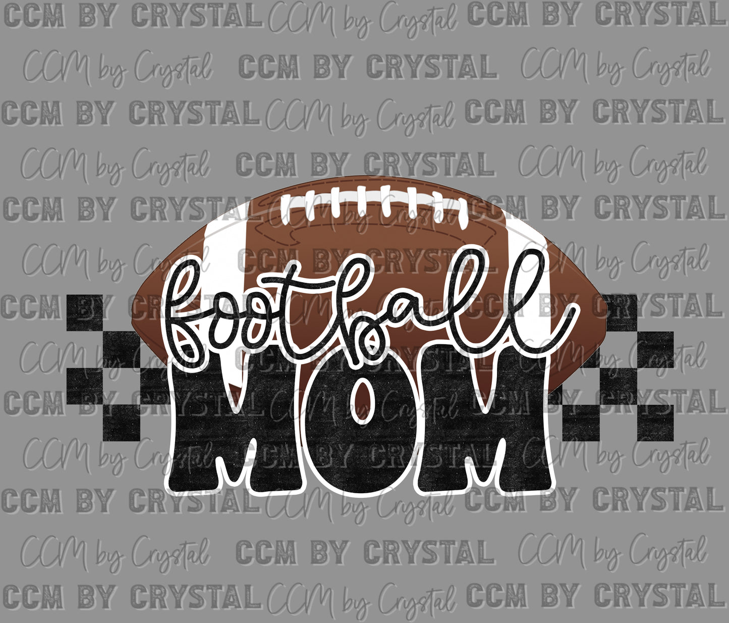 Football Mom Ready to Press Transfer DTF Transfer Sublimation Transfer