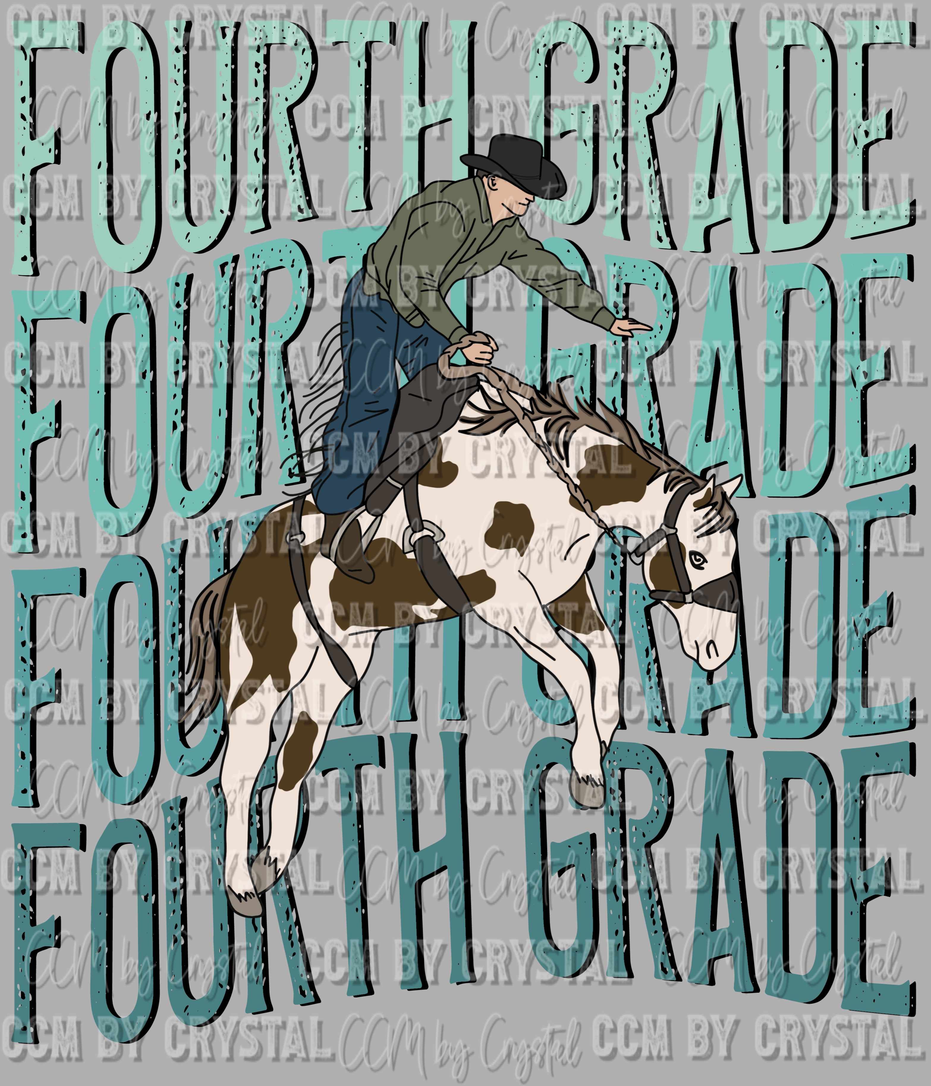 Fourth Grade Cowboy Western Rodeo Ready to Press Transfer – CCMbyCrystal