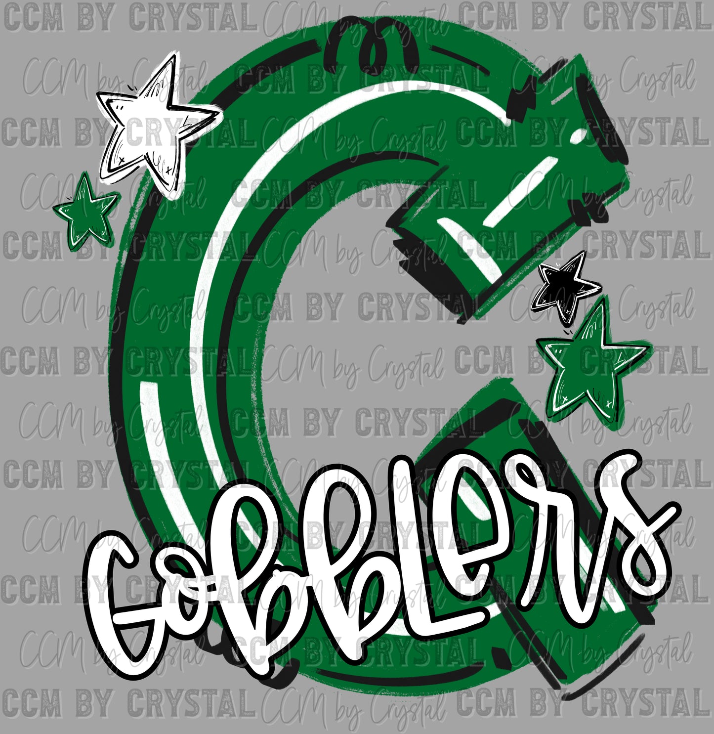 C Cuero Green Ready to Press DTF Transfers Sublimation Transfers