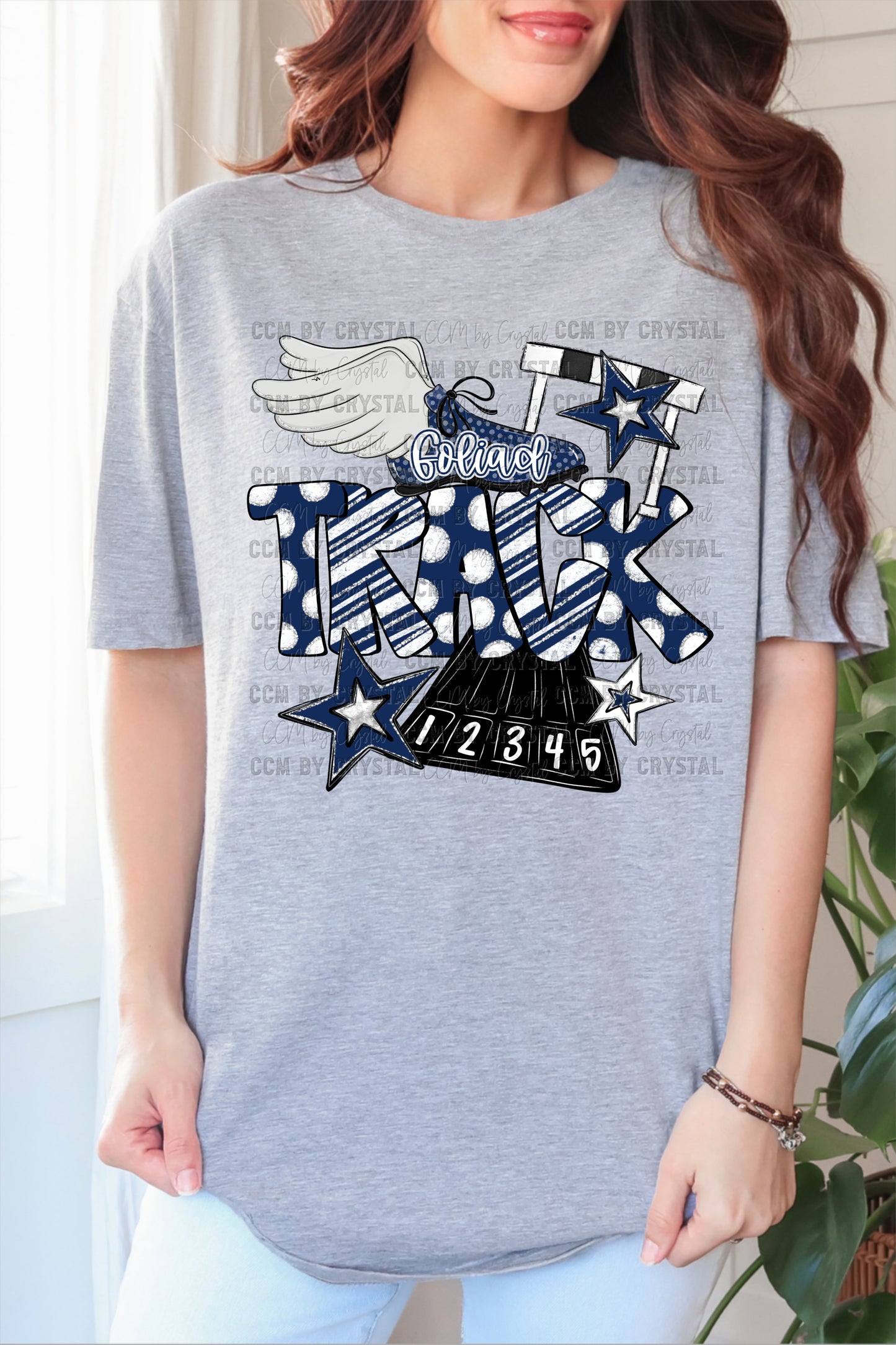 Goliad Track and Field T Shirt, Long Sleeve, Sweatshirt