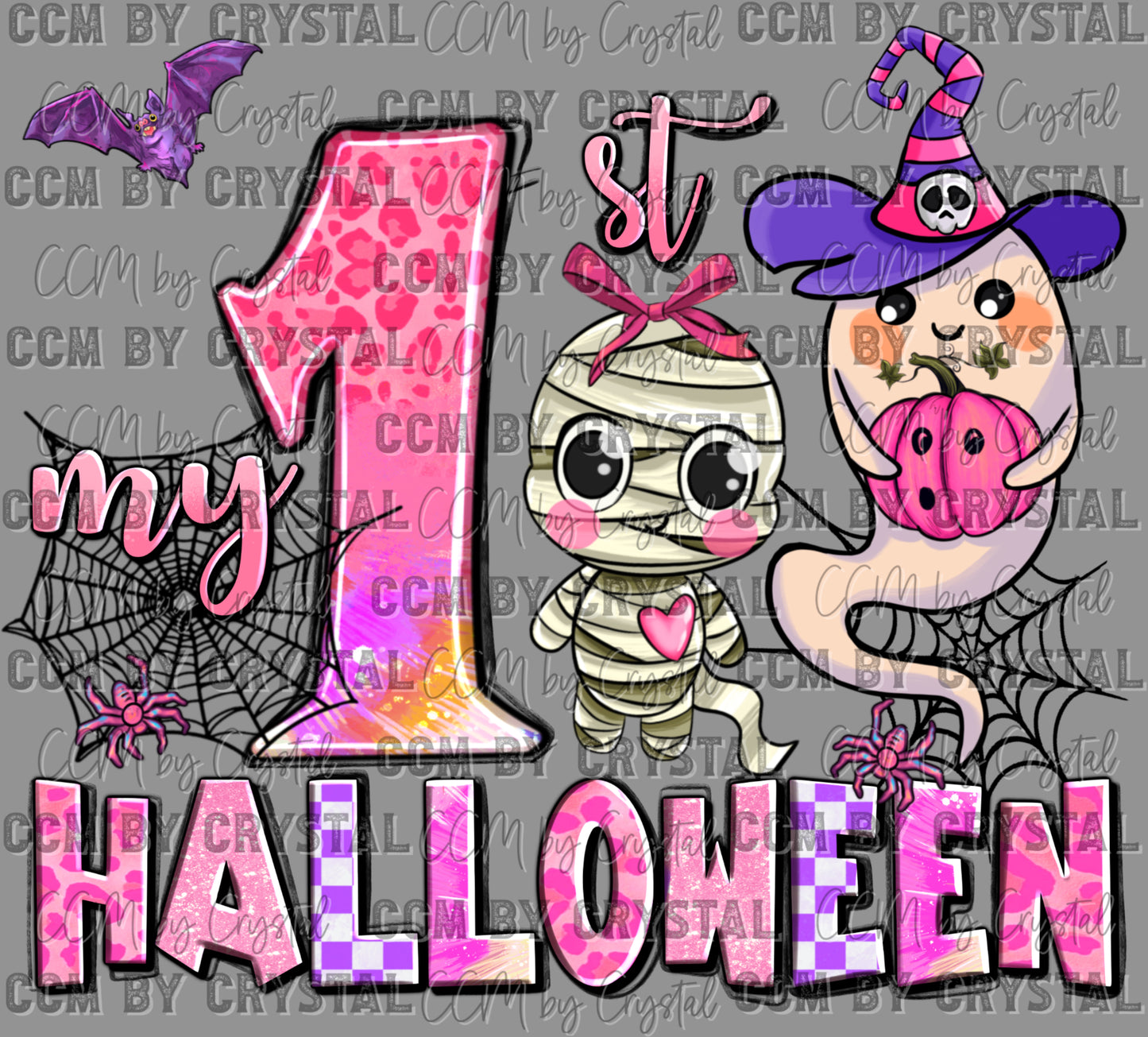 My 1st Halloween Ready to Press Transfer DTF Transfer Sublimation Transfer