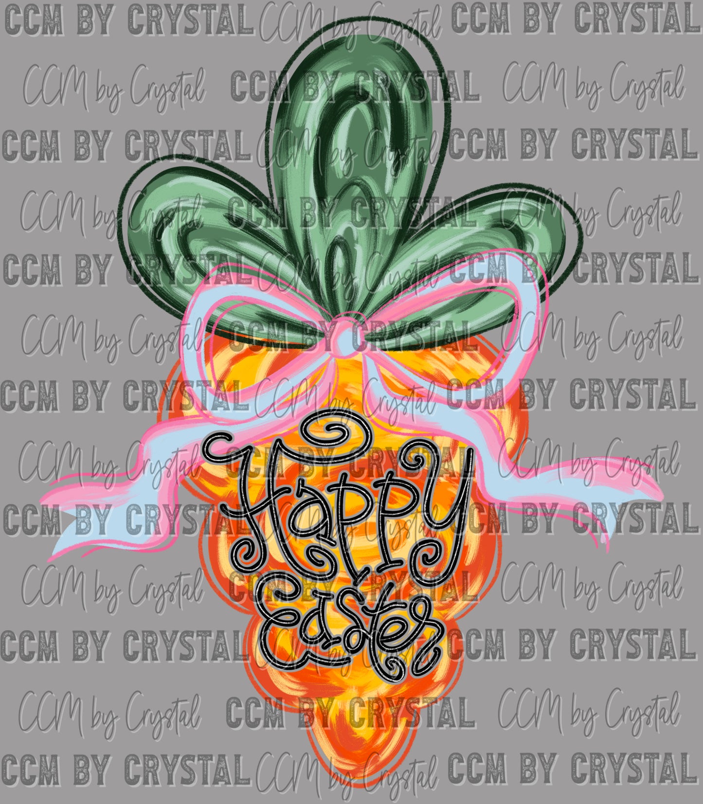 Carrot Easter Ready to Press Transfer DTF Transfer Sublimation Transfer