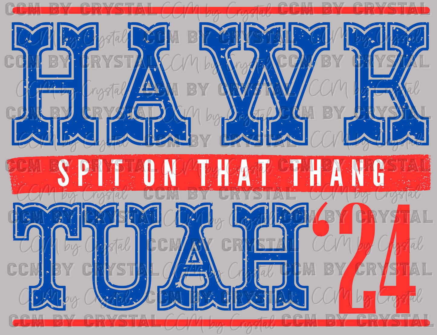 Hawk Tuah Spit on that Thang "24 Ready to Press Transfer DTF Transfer Sublimation Transfer