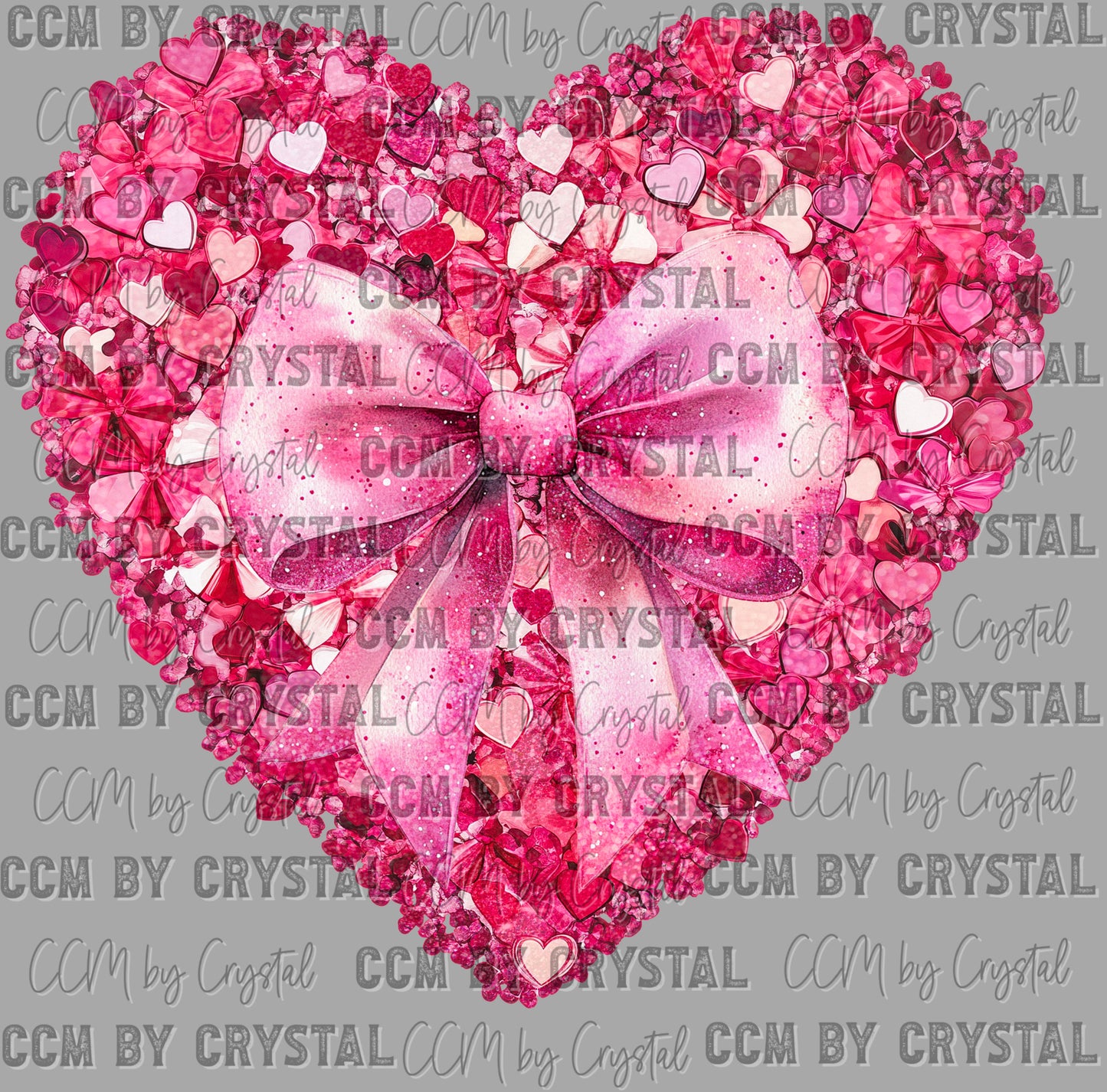 Heart Valentines Day Ready to Press Transfer DTF Transfer Sublimation Transfer