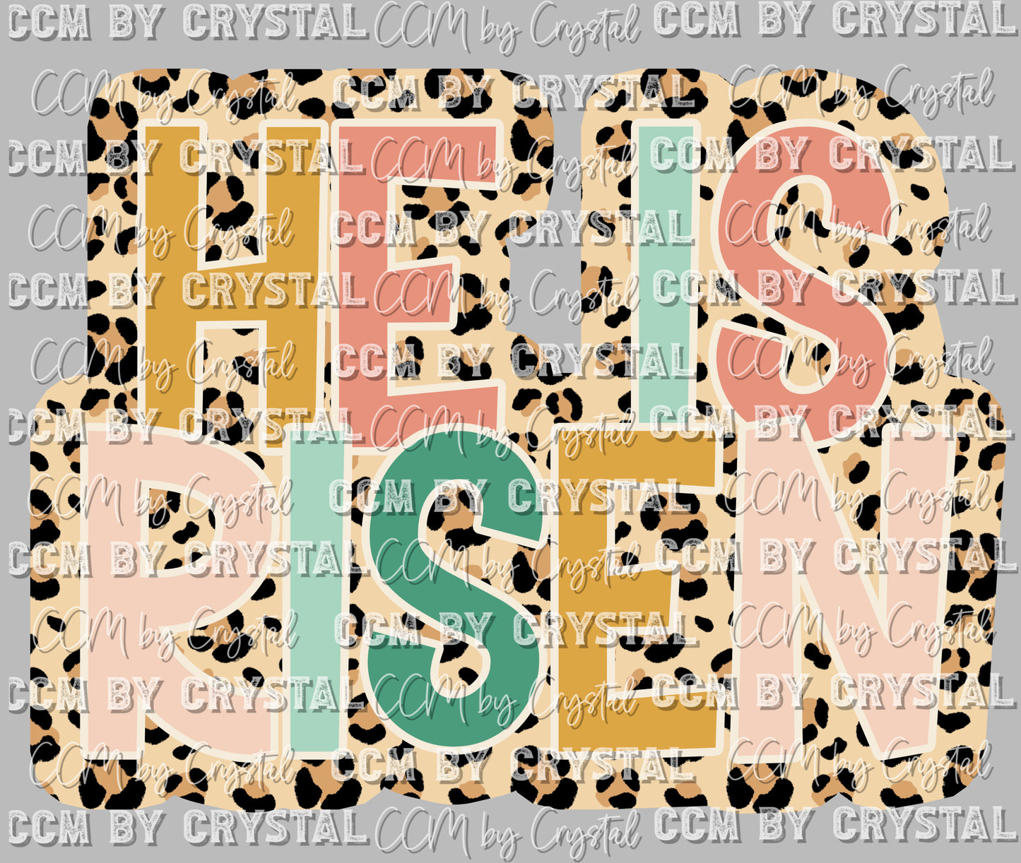 He is Risen Easter Ready to Press Transfer DTF Sublimation