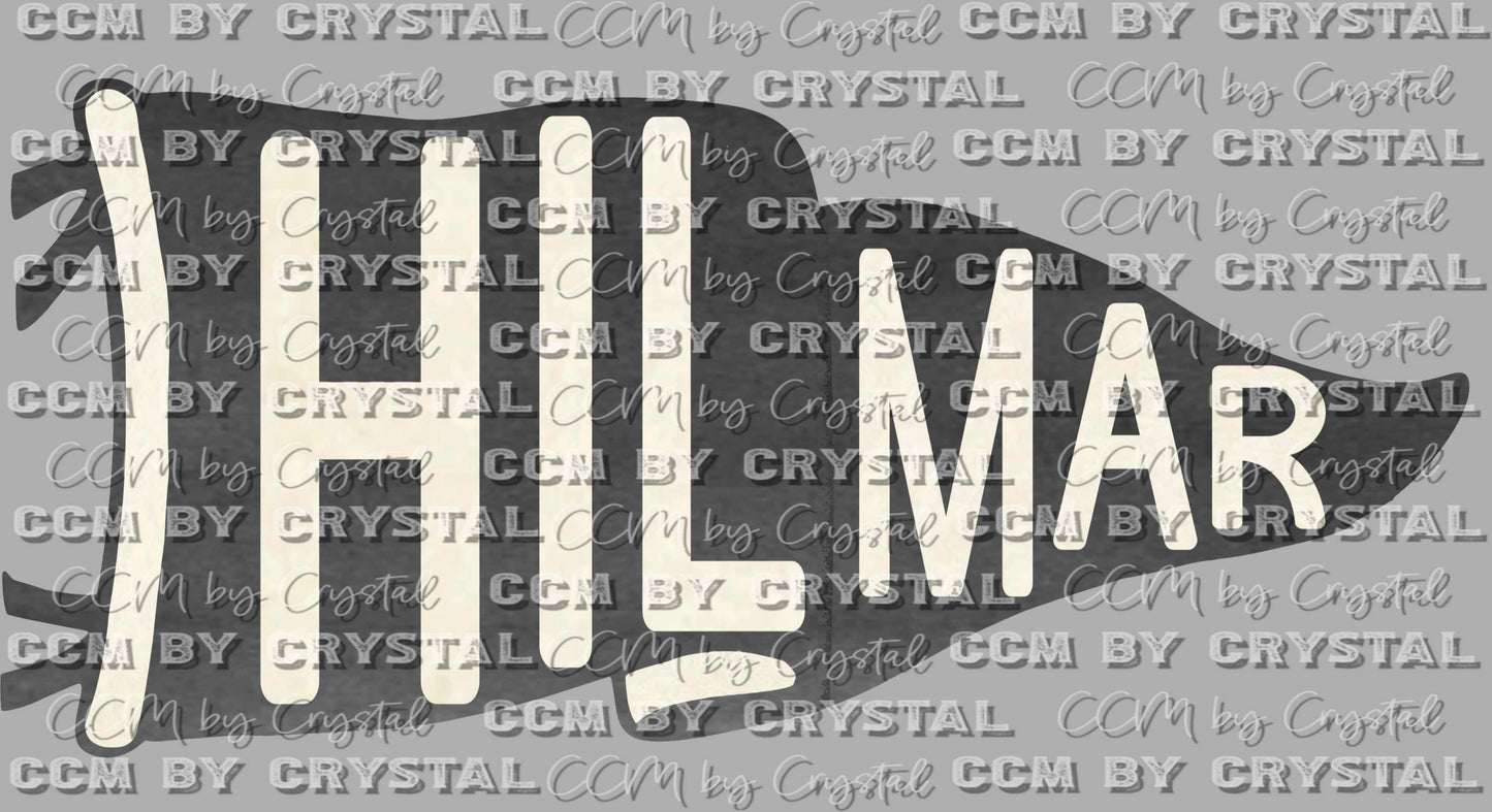 Hilmar Pennant Mascot Ready to Press Transfer DTF Transfer Sublimation Transfer