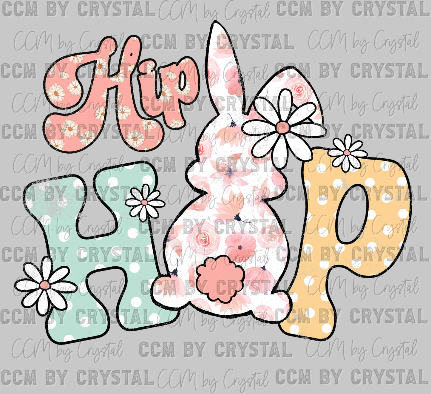 Easter Hip Hop Ready to Press Transfer