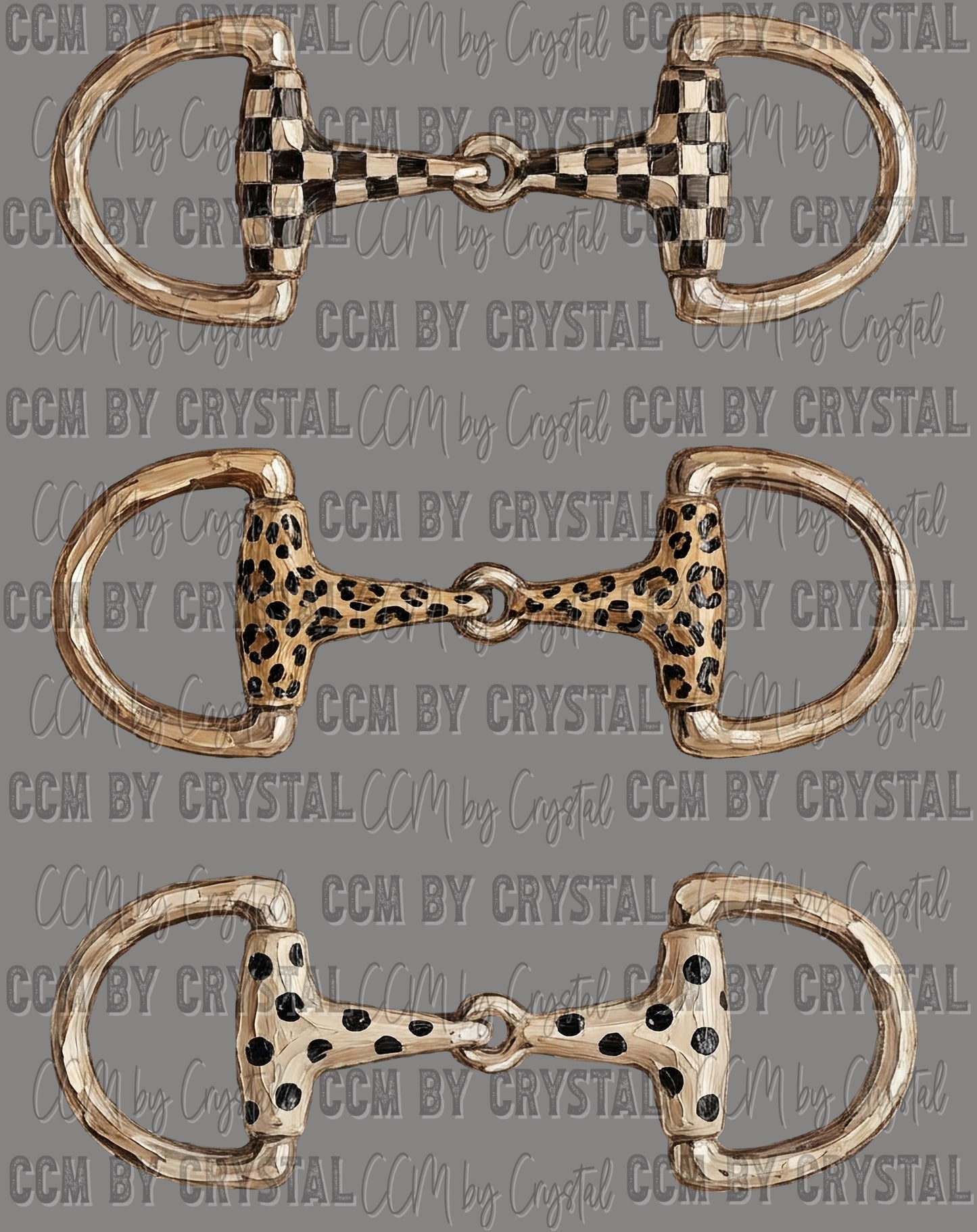 Western Horse Bits Ready to Press DTF Transfers Sublimation Transfers