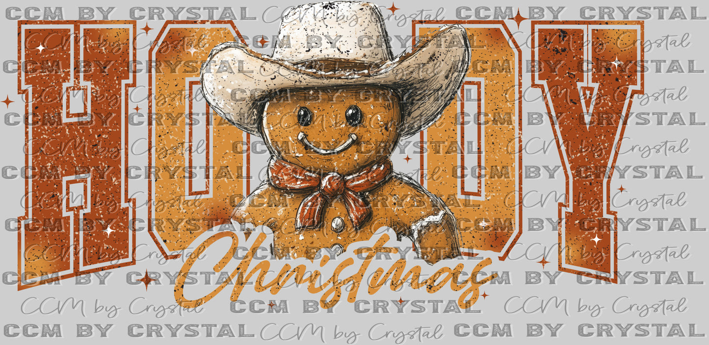 Howdy Christmas Ready to Press Transfer DTF Transfer Sublimation Transfer