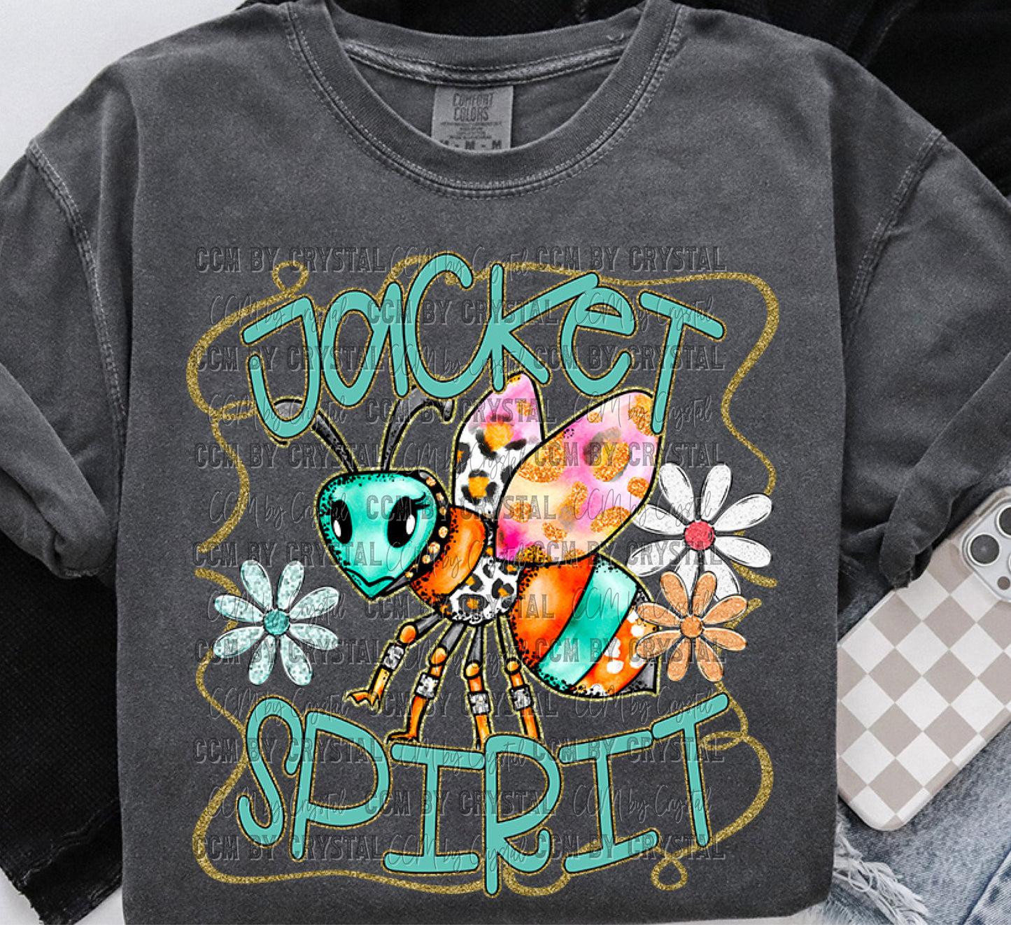 Jacket Spirit Cartoon Mascot Ready to Press Transfer DTF Transfer Sublimation Transfer