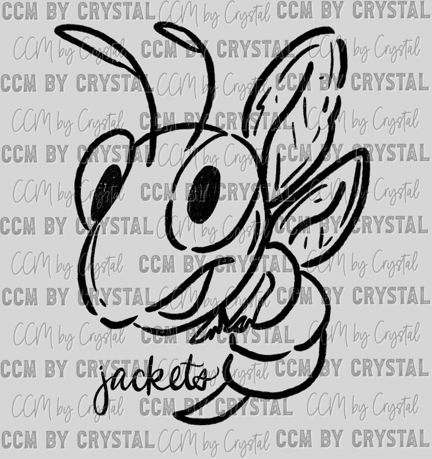 Jackets Doodle Ready to Press Transfer DTF Transfer Sublimation Transfer