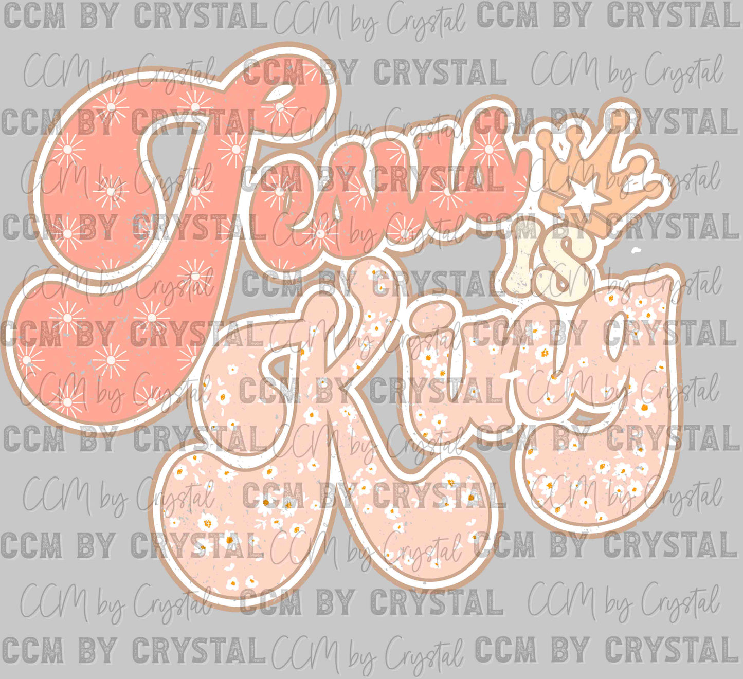 Jesus is King Ready to Press Transfer