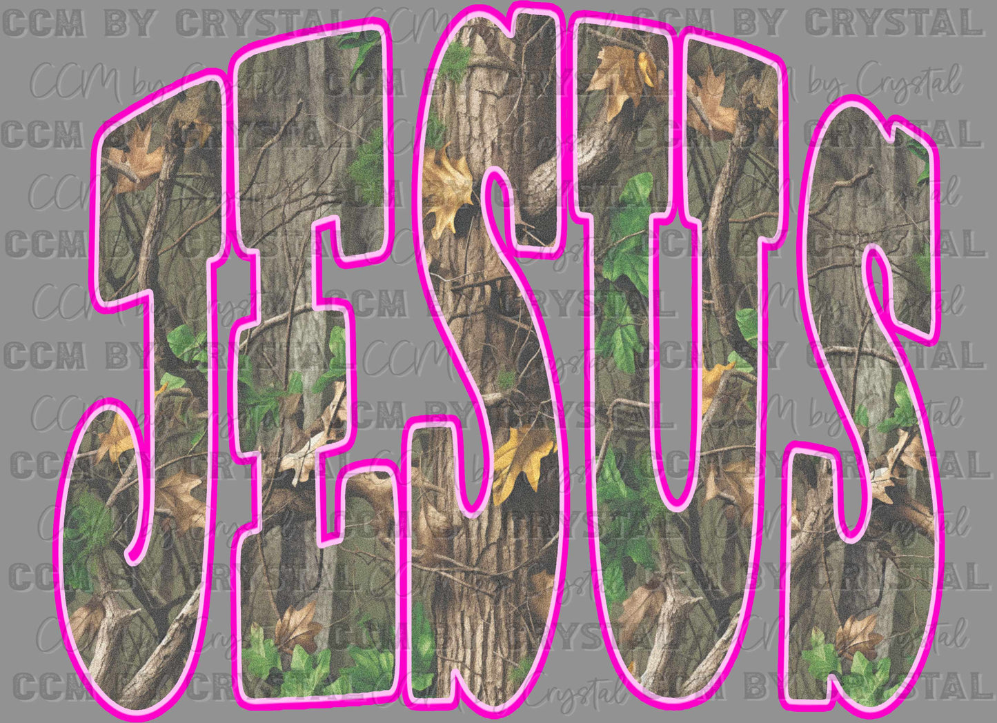 Jesus Camo Christian Ready to Press Instant Peel DTF Transfers Sublimation Transfers