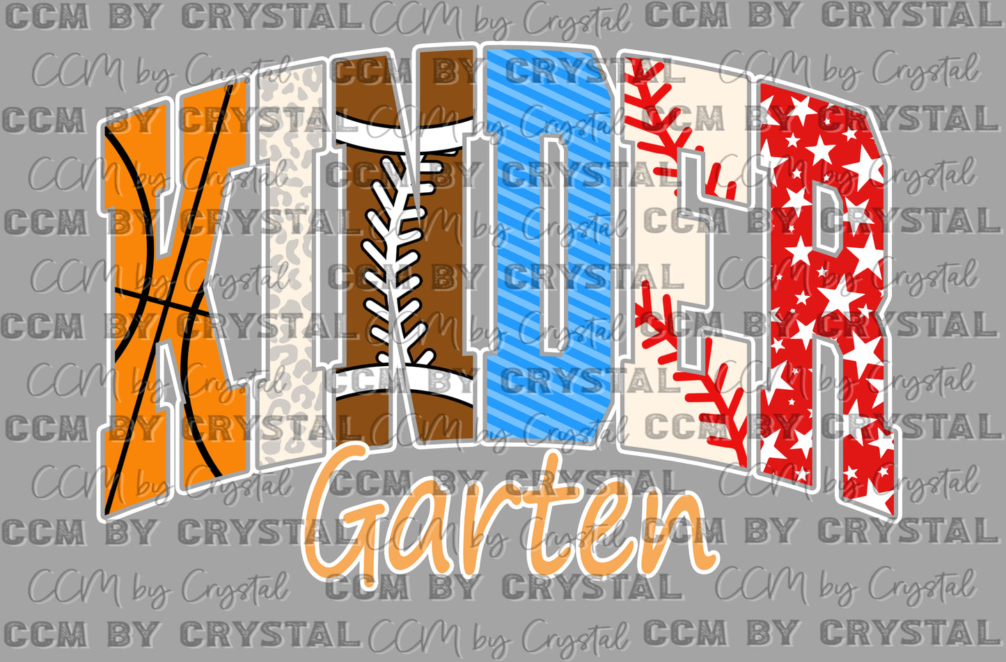 Kindergarten Back to School Sports Ready to Press Transfer DTF Transfer