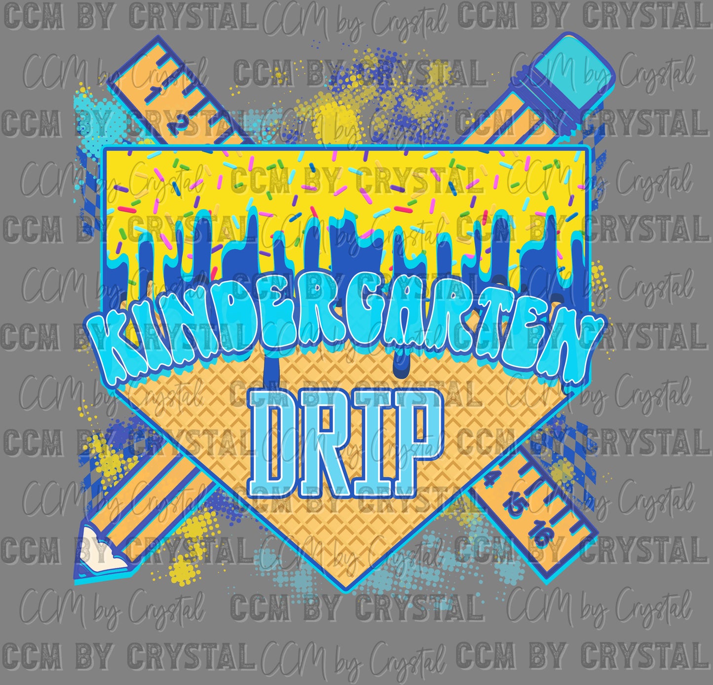 Kindergarten Grade Baseball Grade Ready to Press DTF Transfers Sublimation Transfers