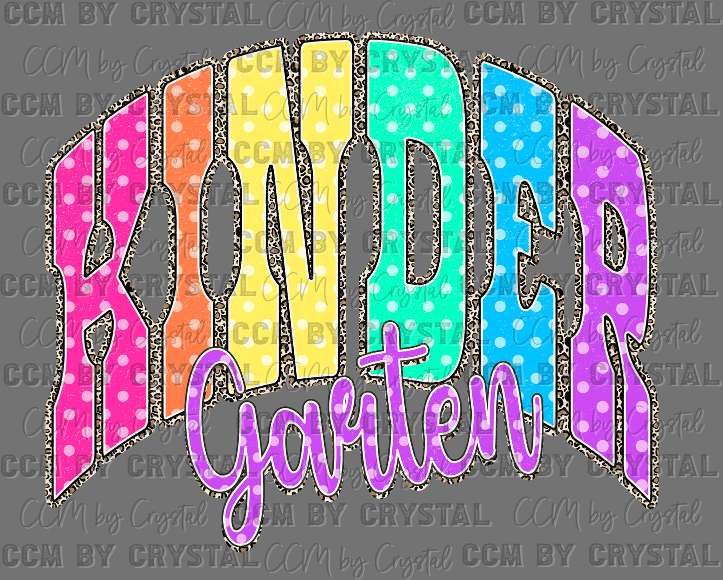 Kindergarten Colorful Back to School Back to School Ready to Press DTF Transfers Sublimation Transfers