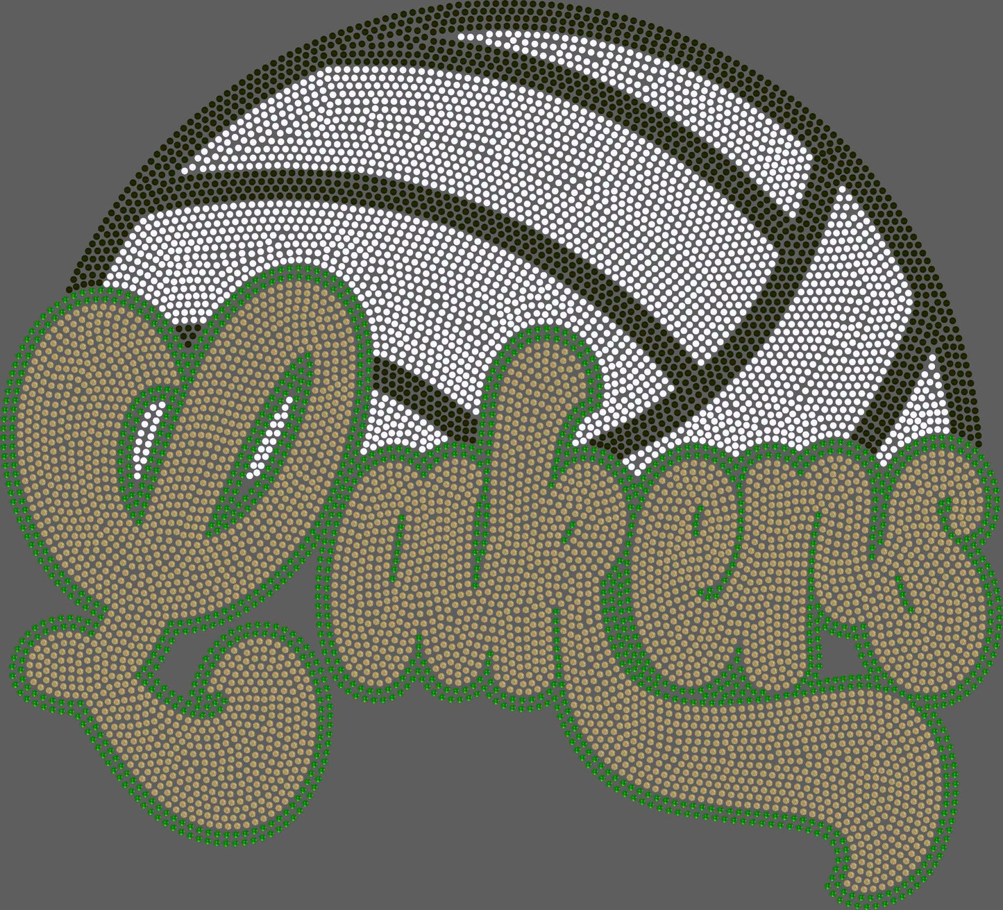 Lakers Volleyball Approximately 11" wide Spangle Transfer
