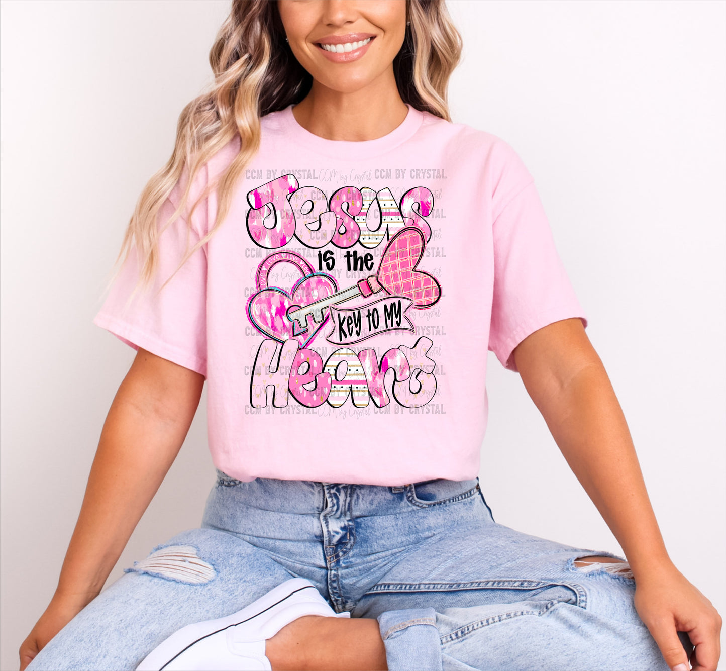 Valentines Day Jesus is the Key to My Heart T-Shirt